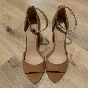 Aldo Elvyne Two-Piece Suede Block-Heel Sandals
